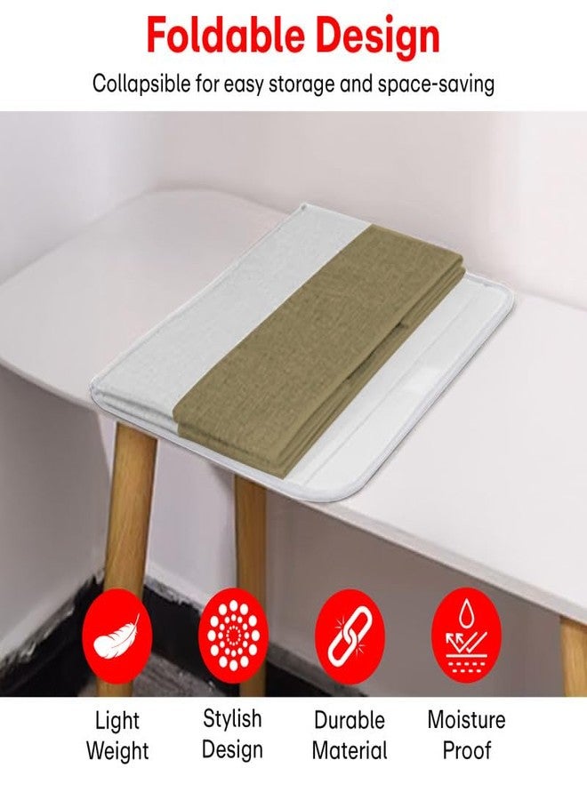 PRIME PICK صندوق تخزين ملابس PRIME PICK أخضر - منظم تخزين قابل للطي بسعة كبيرة للملابس، وأغطية الأسرة، والألعاب، والأغراض الموسمية - متين، مقاوم للغبار والماء، عبوة من قطعة واحدة خضراء - Image 5